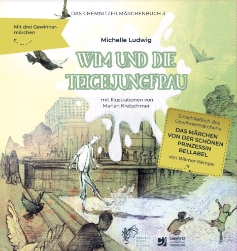 Bild 1 Bisher wurden drei Märchenbücher durch die Stadt Chemnitz veröffentlicht zuletzt im vergangenen Jahr "Wim und die Teichjungfrau".