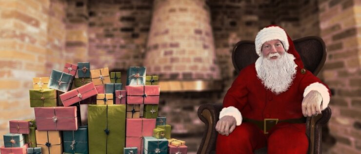 Bild 1 Der Weihnachtsmann nimmt noch bis 3. Advent Wunschzettel entgegen.